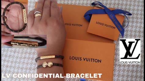 lv confidential bracelet size guide|louis vuitton bracelet pattern.